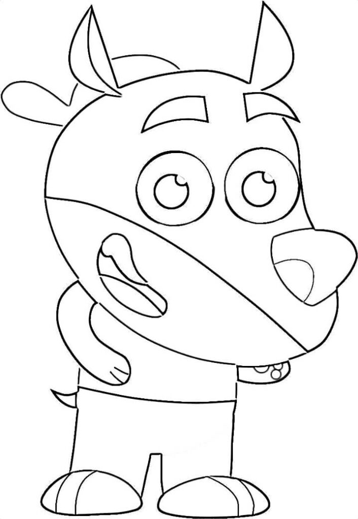 Desenho Flip de Caninopolis para Colorir