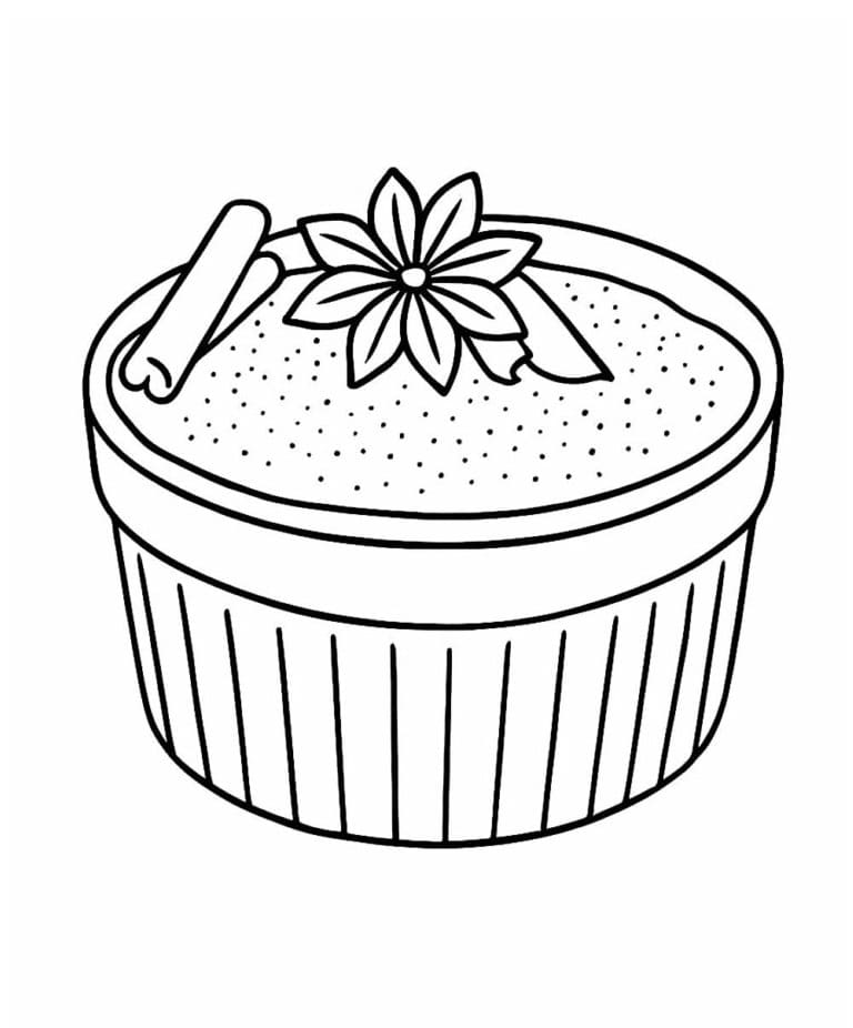Desenho de Canjica Grátis para Crianças para Colorir