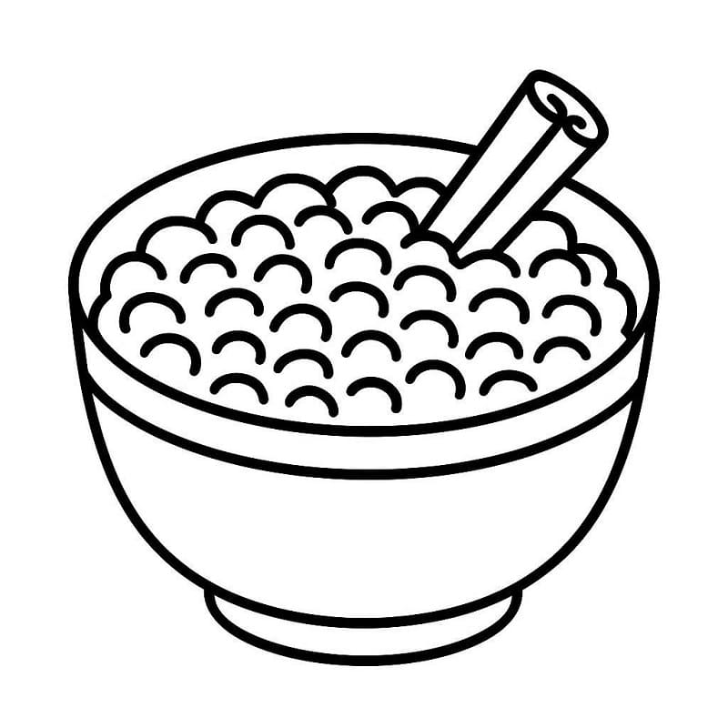 Desenho de Canjica para Crianças para Colorir