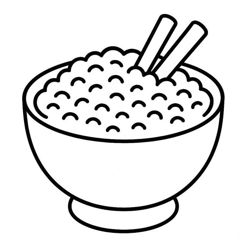 Desenho de Foto de Canjica para Colorir
