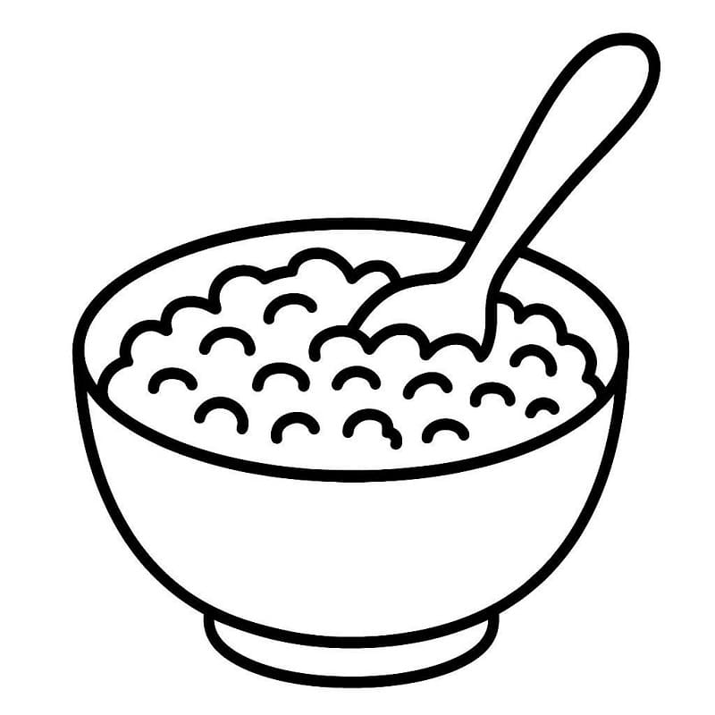 Desenho de Grátis Canjica para Colorir
