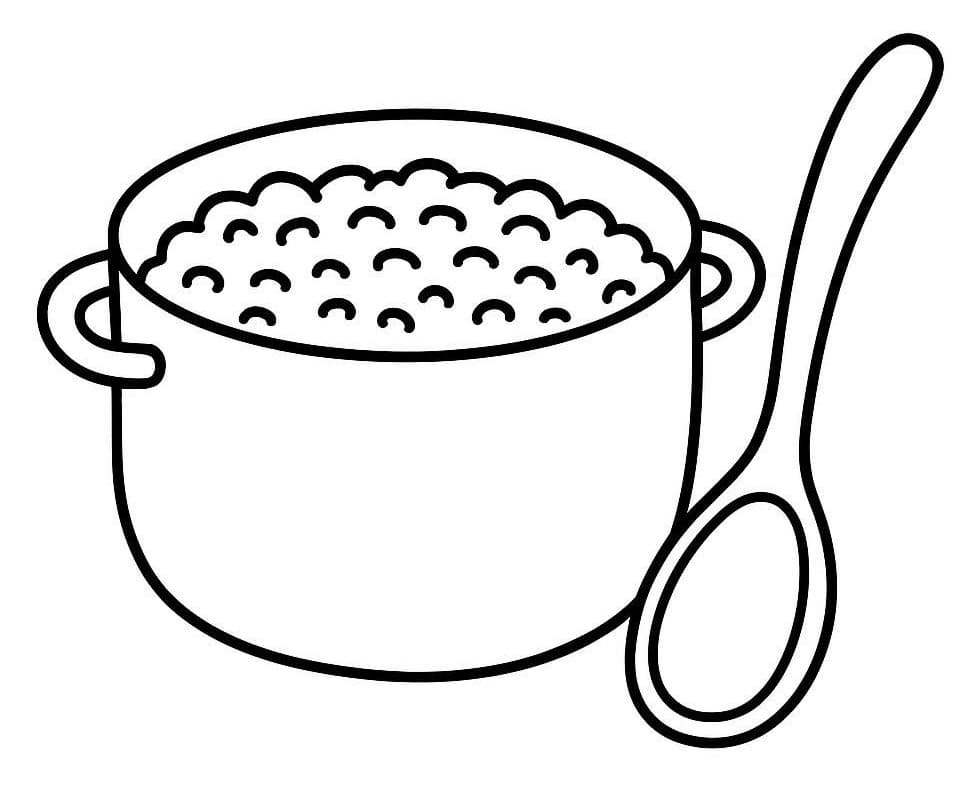 Desenho de Imprimivel Canjica para Colorir