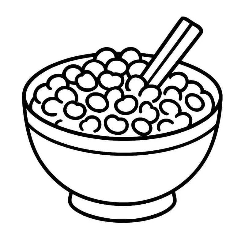 Desenhos de Canjica para Colorir