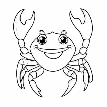 Desenho de grátis Caranguejo para Colorir