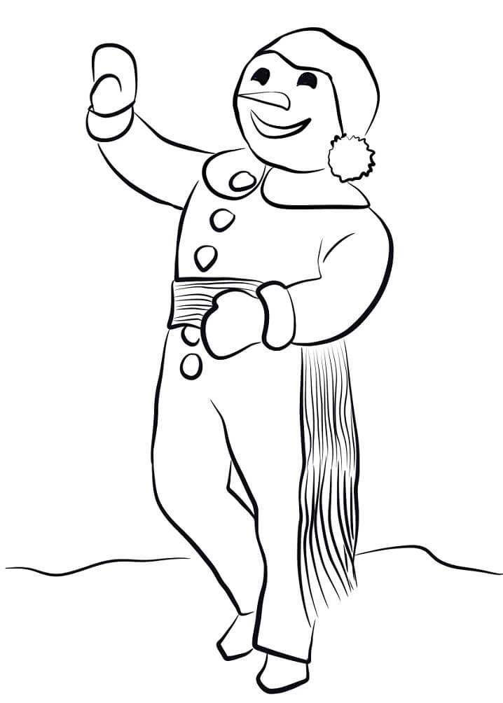 Desenho de Carnaval Grátis para Colorir