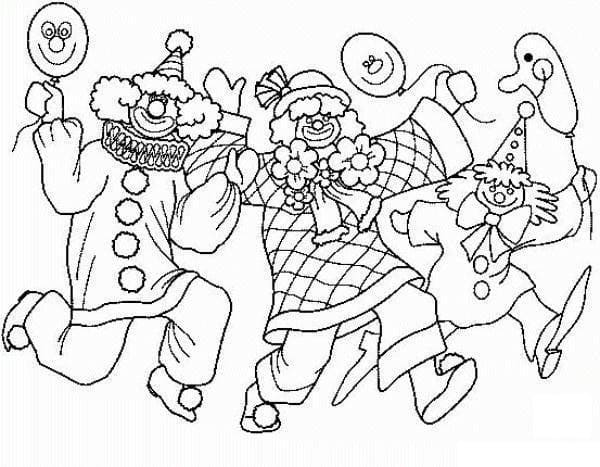 Desenho de Carnaval Grátis para Imprimir e Colorir