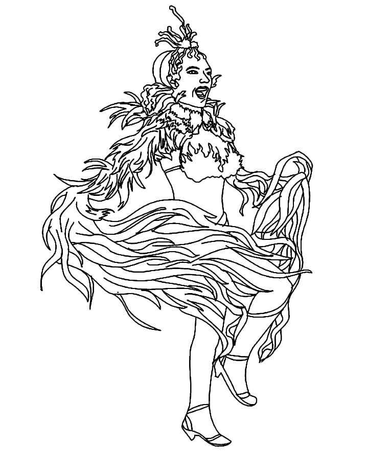 Desenho de Carnaval para Pintar Pdf Download