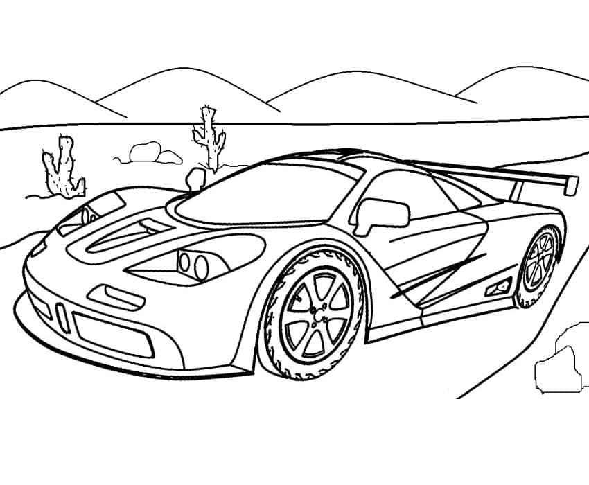 Desenho de Bugatti Imprimivel Grátis para Colorir