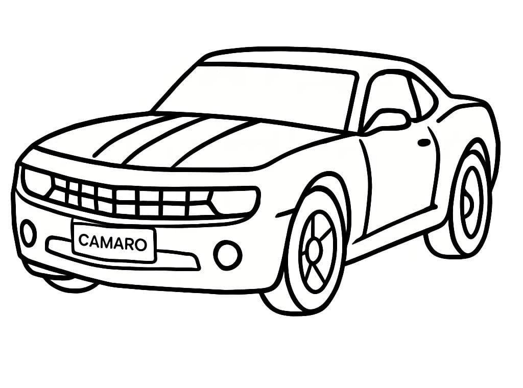 Camaro para Colorir