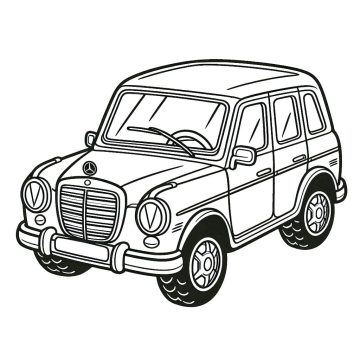 Desenhos de Imagem de Mercedes para Colorir