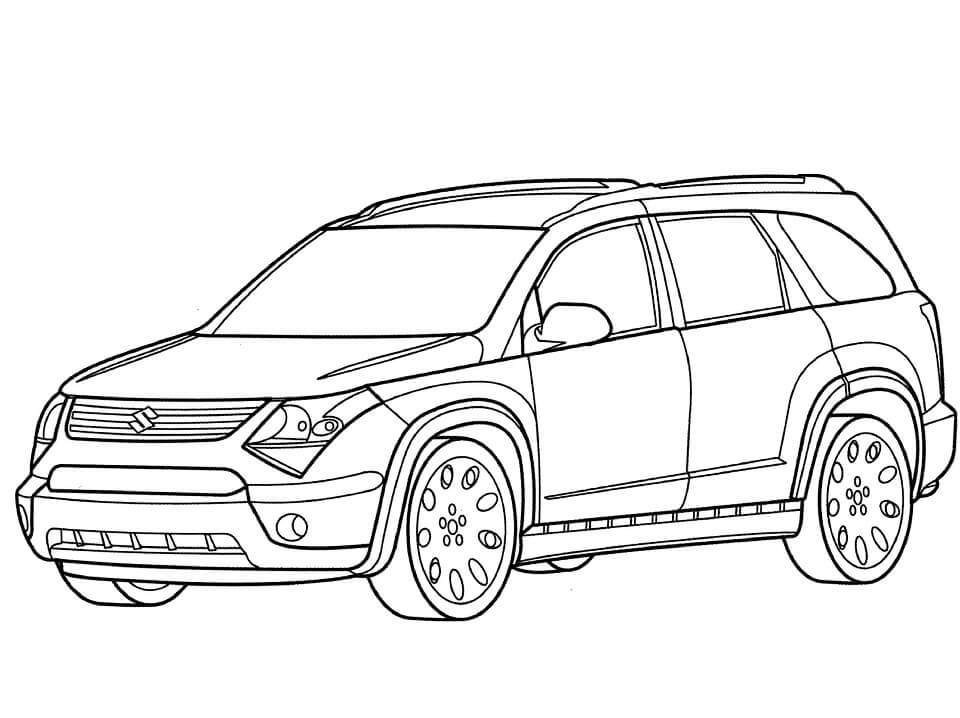 Desenho de Suzuki Flix para Colorir