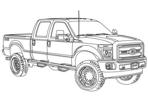Desenho de Carro Download Grátis para Colorir