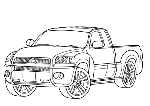 Desenho de Carro Grátis para Imprimir e Colorir