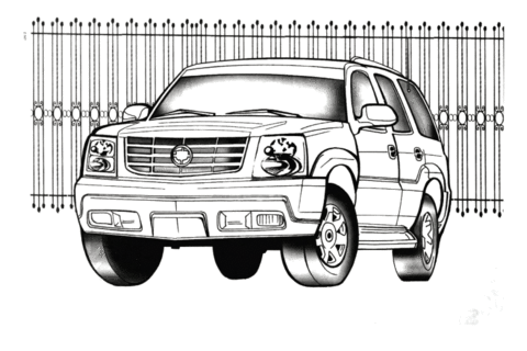 Desenho de Carro Imprimivel Pdf para Imprimir