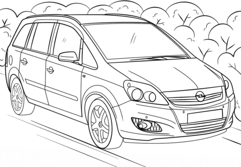 Desenho de Carro para Colorir Download Pdf