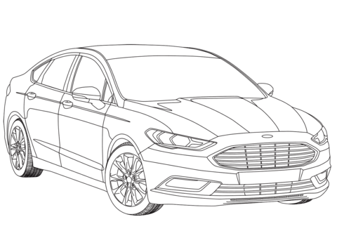 Desenho de Carro para Colorir Grátis Download