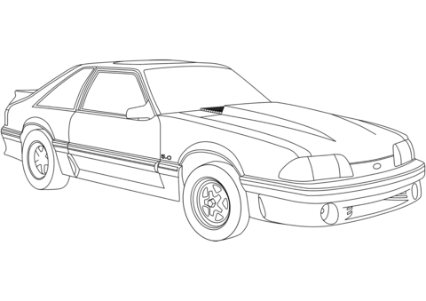 Desenho de Carro para Pintar Grátis Download