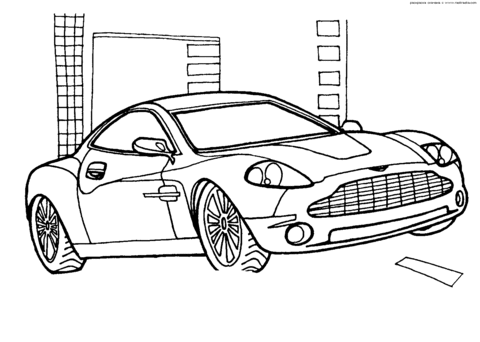 Desenhos de Carros Antigos para Colorir