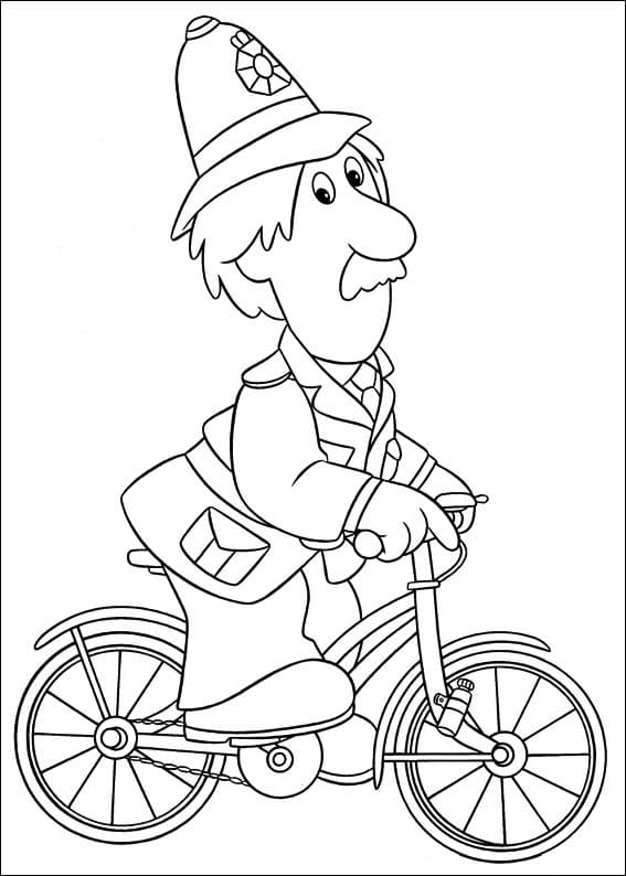 Desenho Arthur Selby de Carteiro Paulo para Colorir