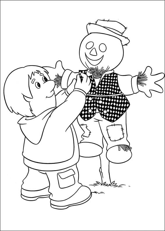 Desenho Bill Thompson de Carteiro Paulo para Colorir
