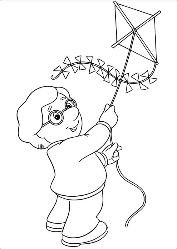 Desenho Charlie Pringle de Carteiro Paulo para Colorir