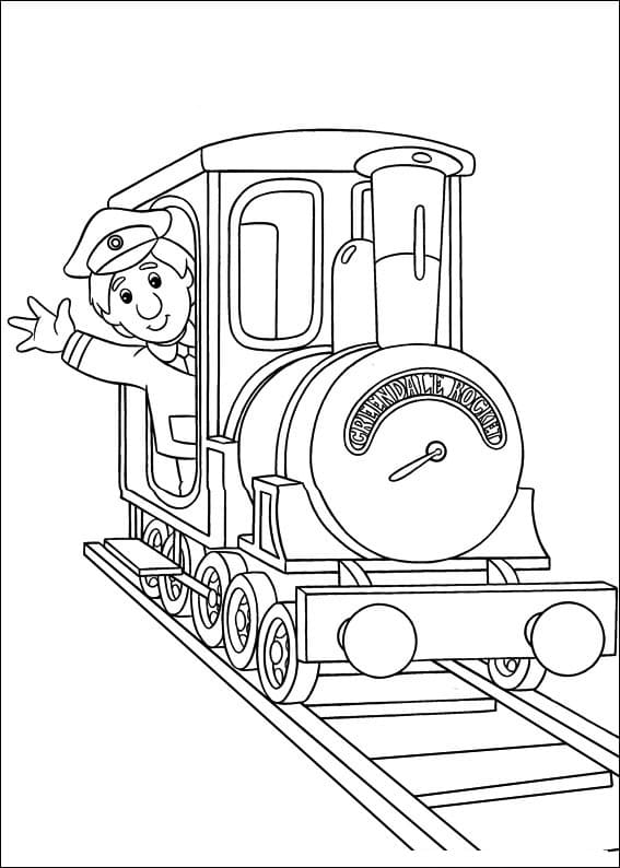 Desenho de Carteiro Paulo Download para Imprimir e Colorir
