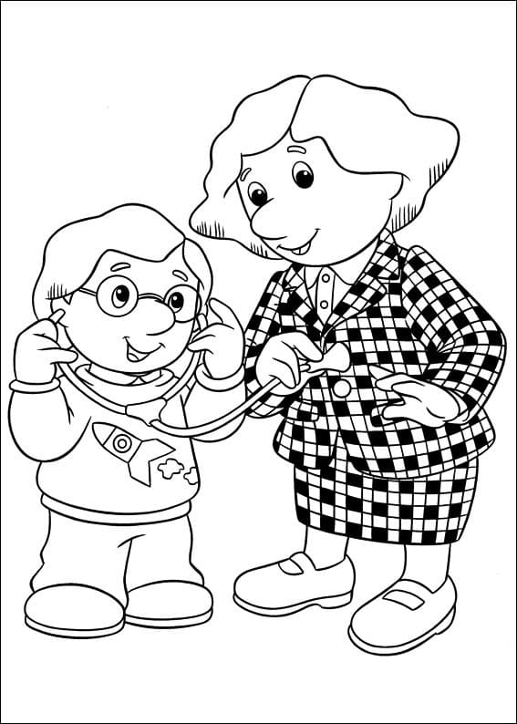 Desenho de Carteiro Paulo para Colorir Download