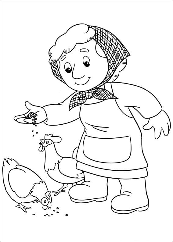 Desenho de Carteiro Paulo para Colorir Pdf Grátis