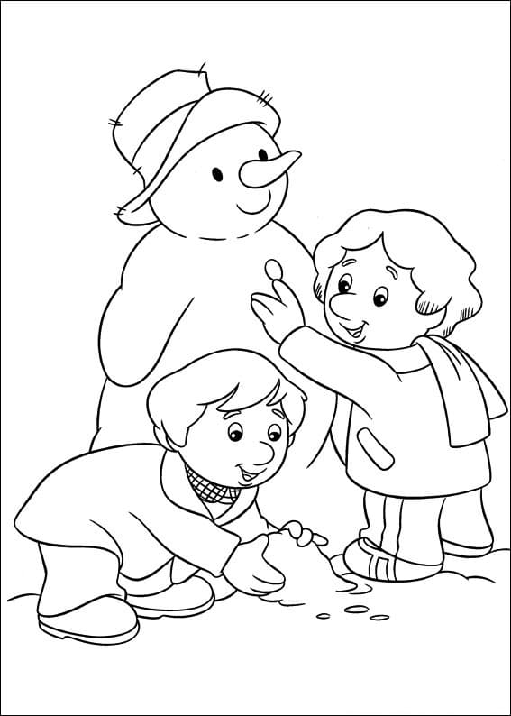 Desenho de Carteiro Paulo Pdf para Imprimir e Colorir
