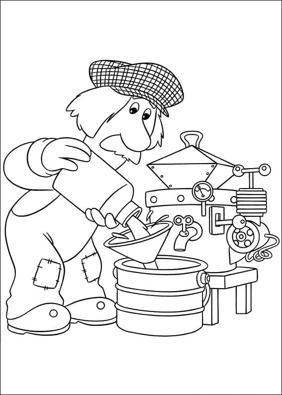 Desenho Ted Glen de Carteiro Paulo para Colorir