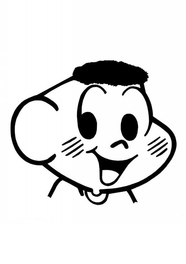 Desenho para Imprimir do Cascão da Turma da Monica