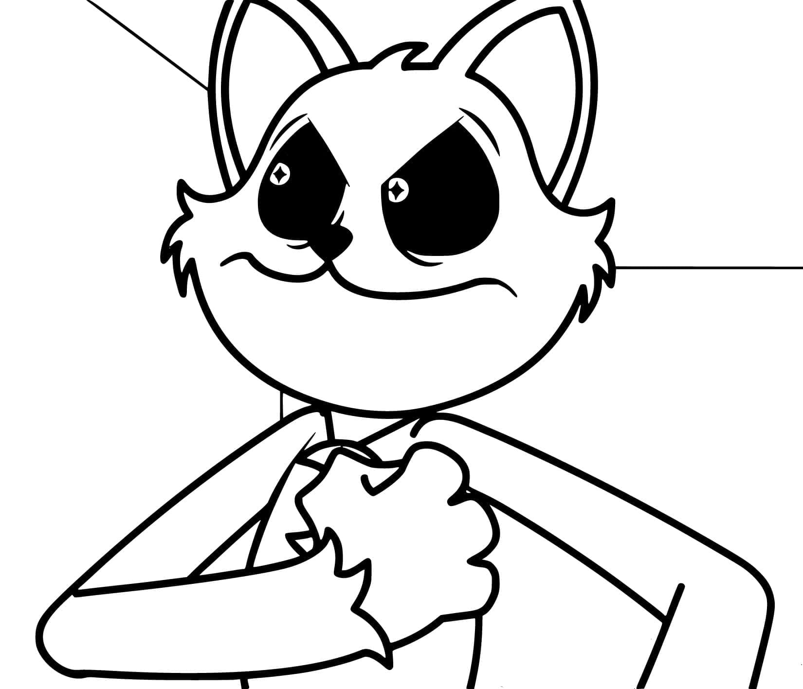 Desenho de Catnap Grátis para Crianças para Colorir