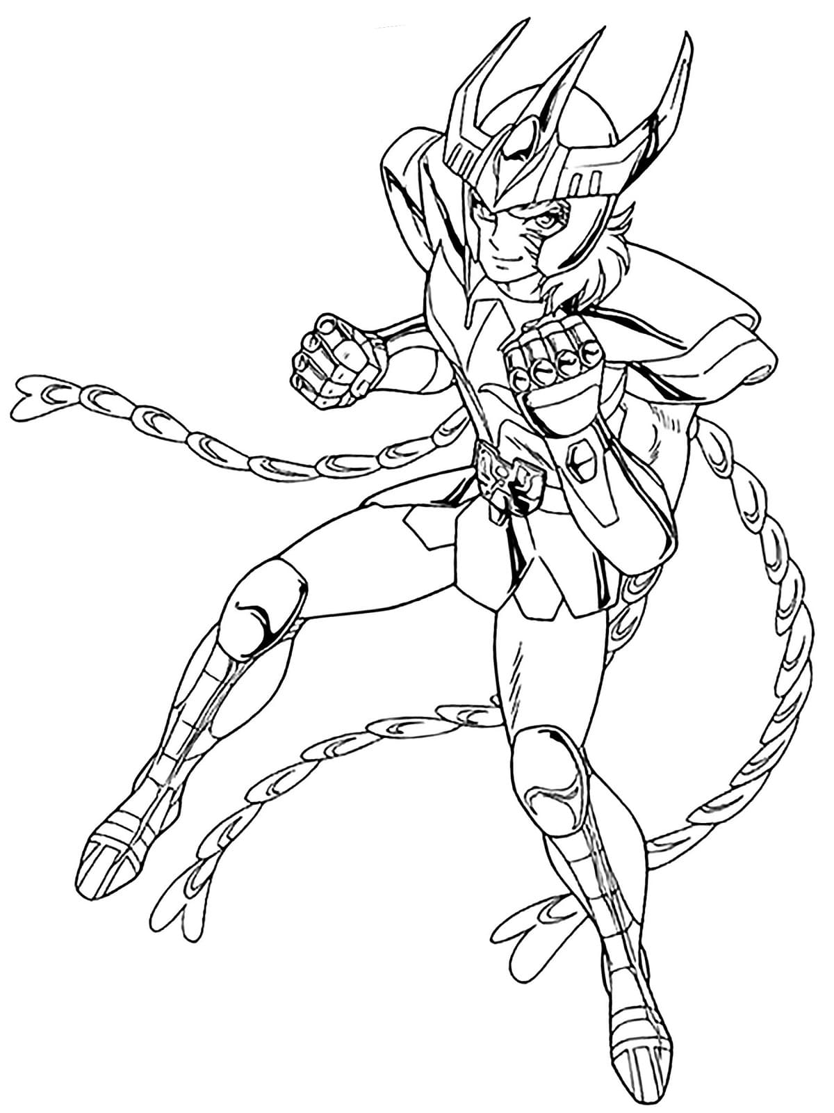 Desenho de Milo de Escorpião para Colorir