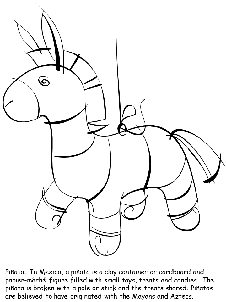 Desenhos de Cavalos para Colorir