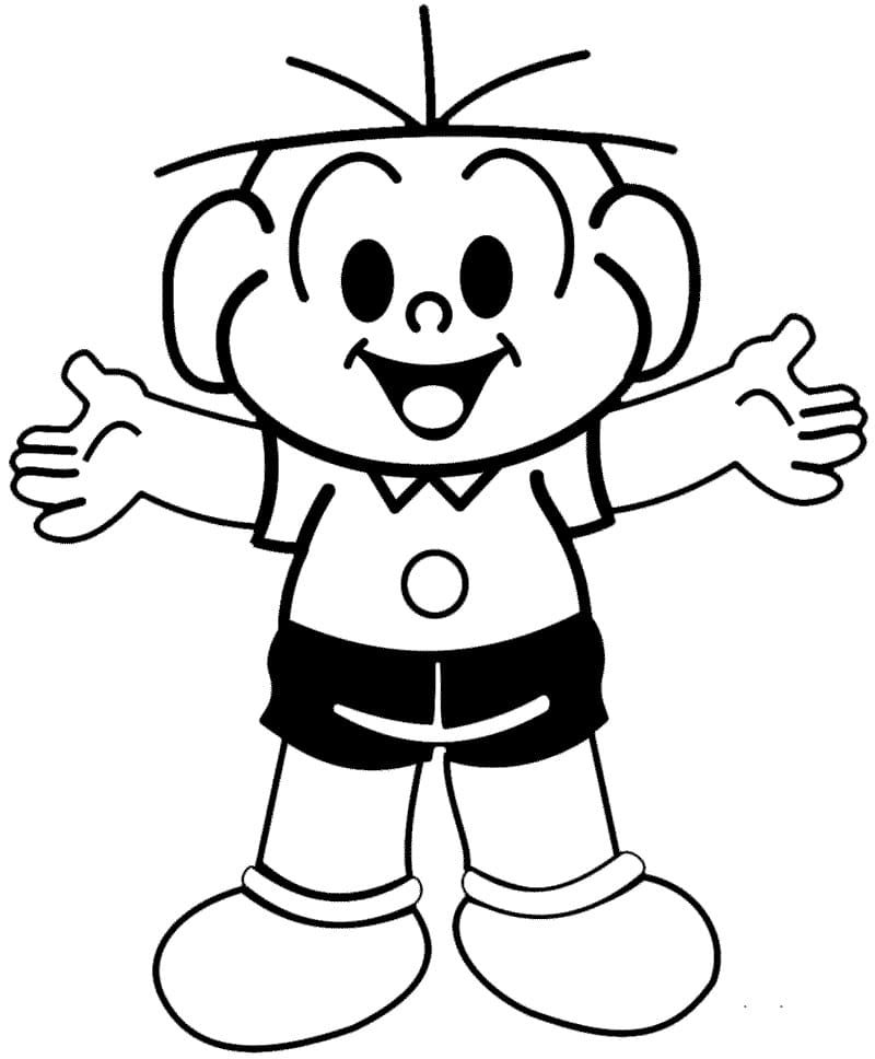 Desenho de Cebolinha Turma da Monica para Colorir