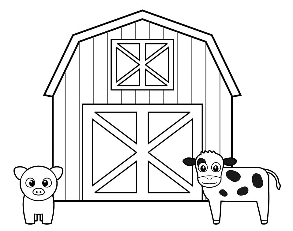 Desenho Celeirinho para Colorir