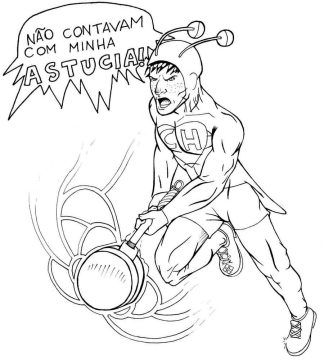 Desenho de O Chapolin Colorado para Colorir