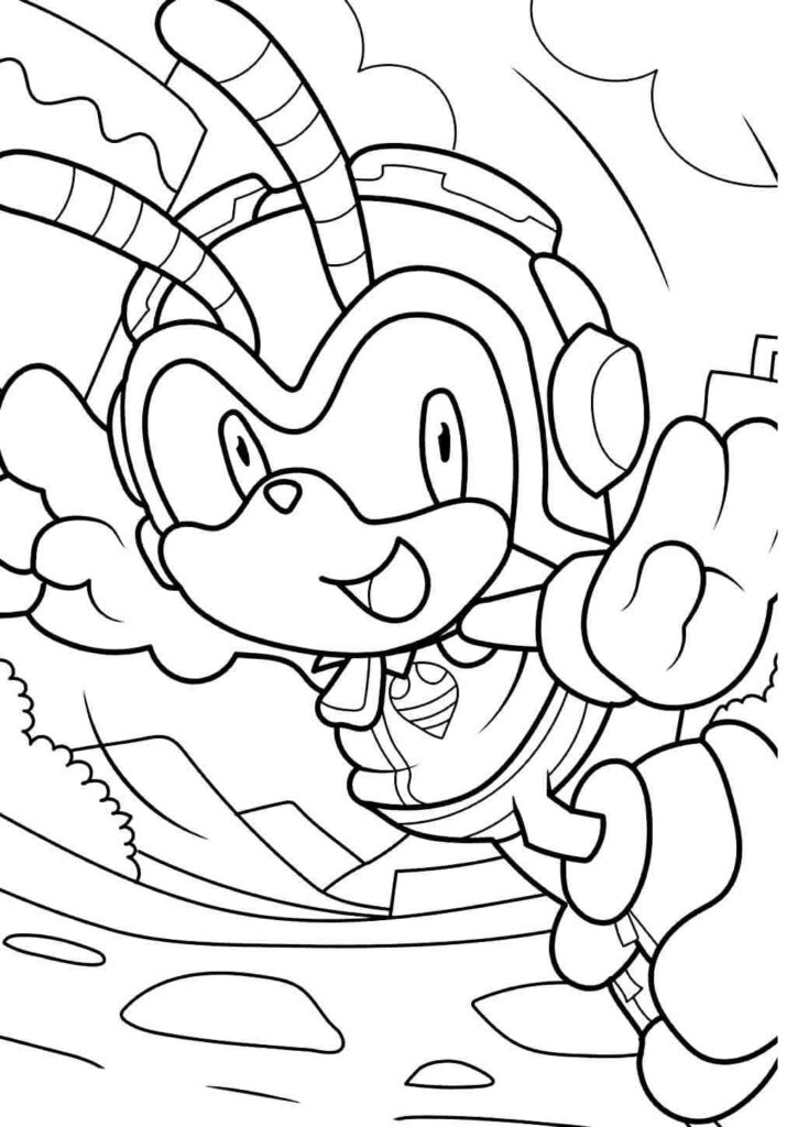 Desenho de Grátis Charmy Bee para Crianças para Colorir