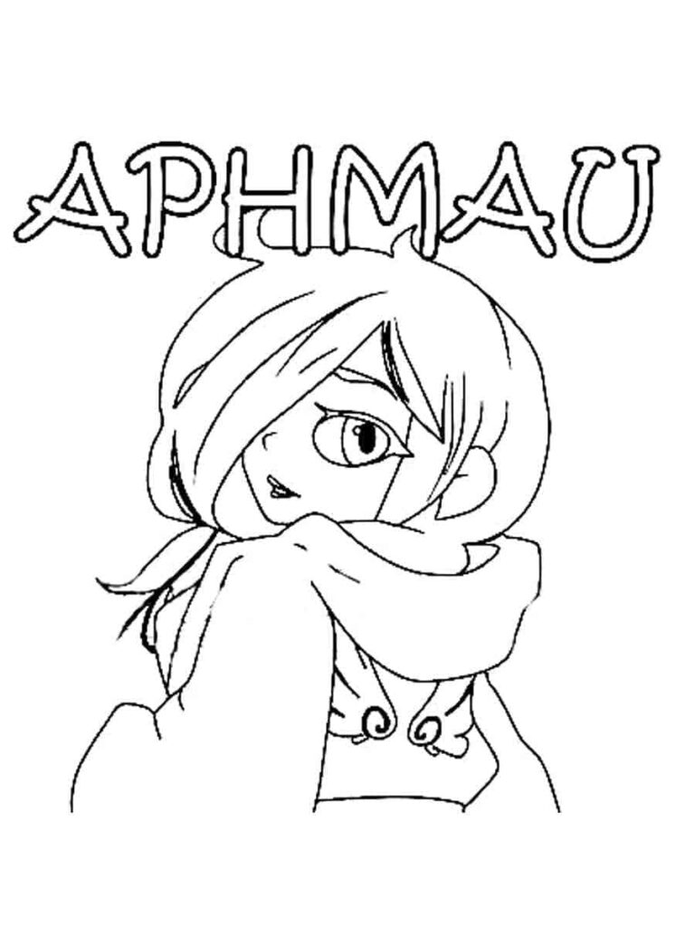 Desenho de Imagem de Aphmau para Colorir