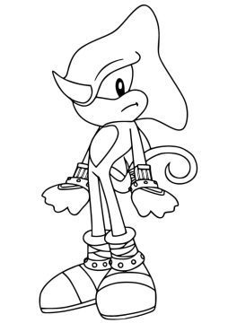 Desenho de Imagem de Espio The Chameleon para Colorir