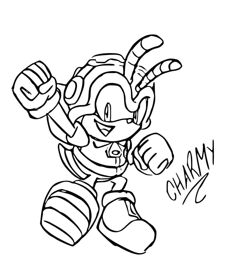 Desenho de Imprimivel Charmy Bee para Colorir