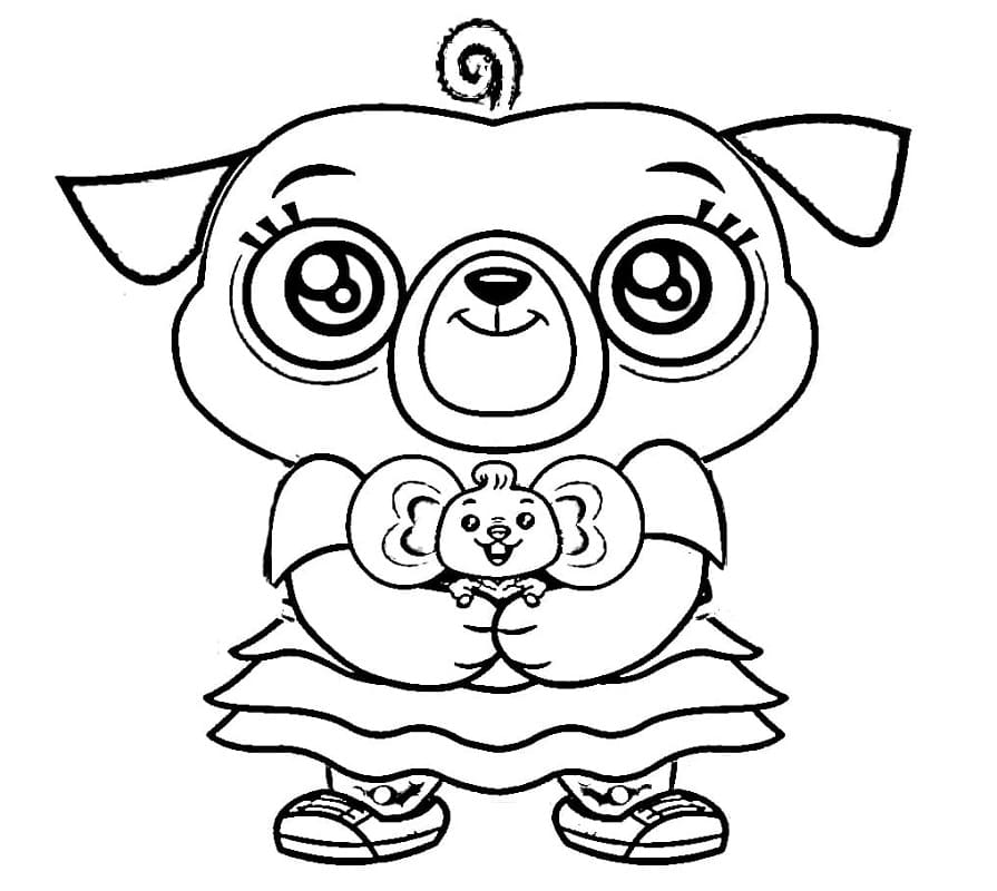 Desenho de Chip e Potato Detalhados para Colorir Pdf
