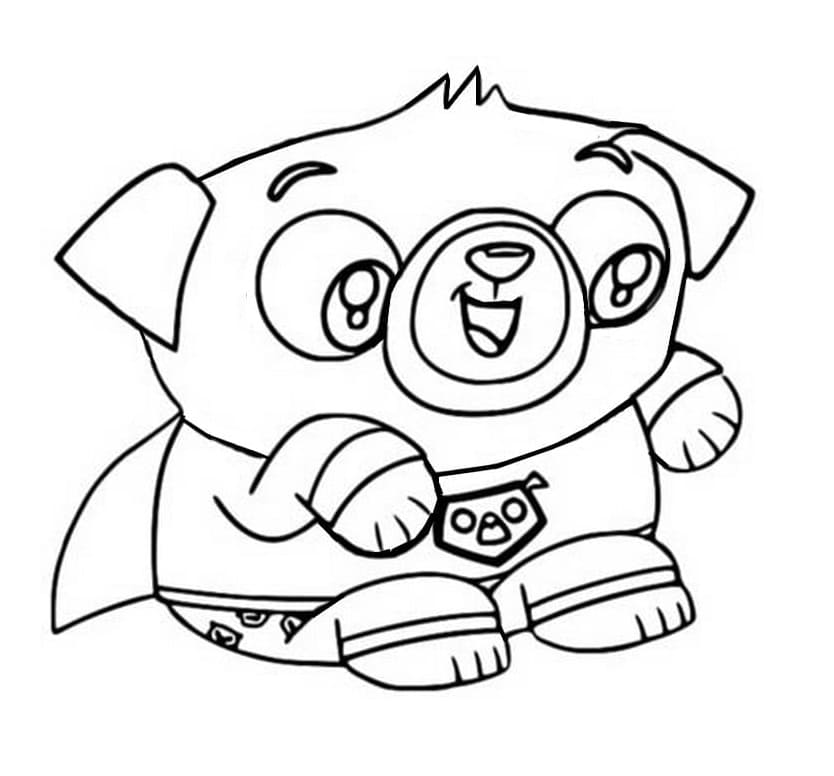 Desenho de Chip e Potato Grandes para Colorir Pdf