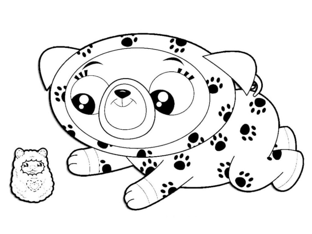 Desenho de Chip e Potato no Parque para Colorir