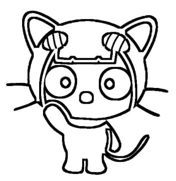 Desenho de Chococat para crianças de 3 Anos para Colorir