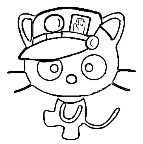 Desenho de Imagem de Chococat para Colorir