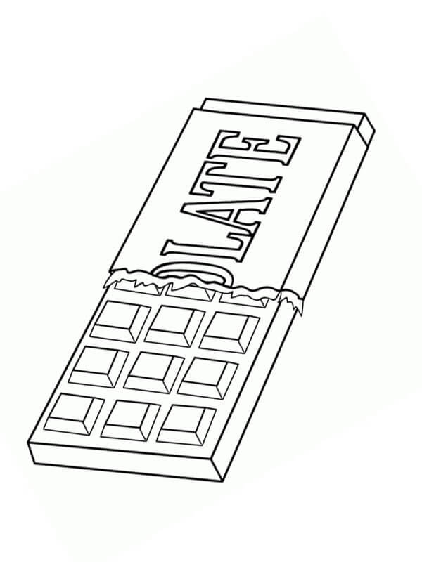 Desenho de Chocolate Quente Bonito para Colorir Pdf