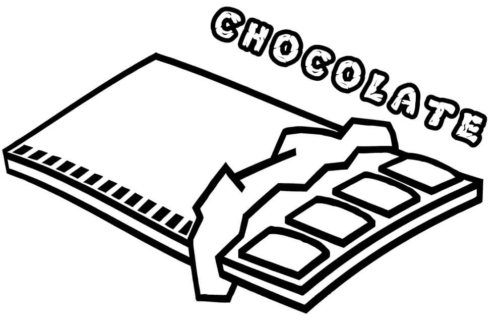 Desenhos de Chocolate para Colorir