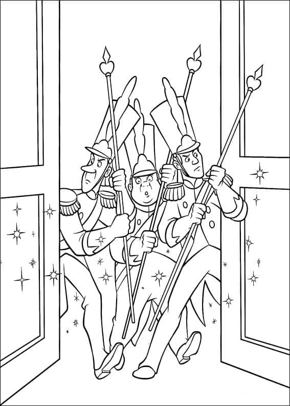 Desenho de Cinderela com Príncipe para Imprimir