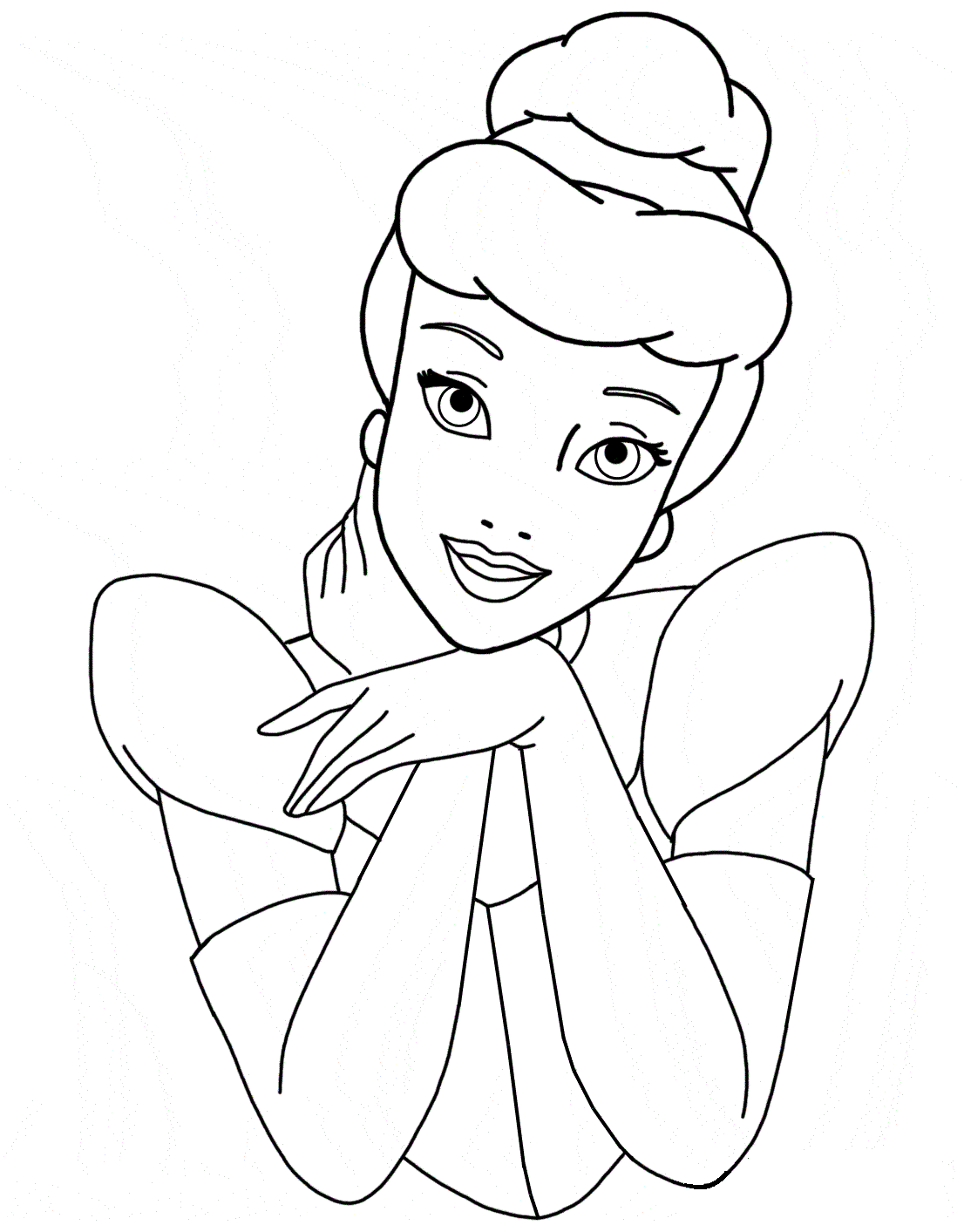 Desenhos de Cinderela para Colorir